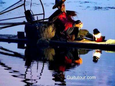 白沙渔火旅游图片