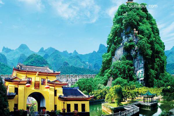 桂林旅游景点:独秀峰王城