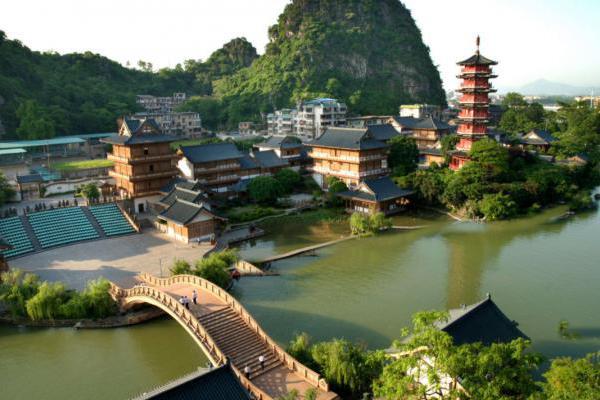 桂林旅游景点:木龙湖
