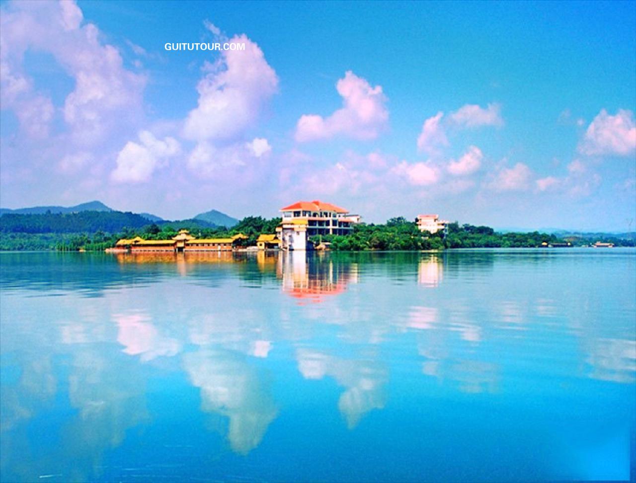 百色澄碧湖旅游图片